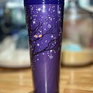 Starbucks Halloween 2022 Purple Glow In The Dark Eyes Venti Cold Cup 24oz